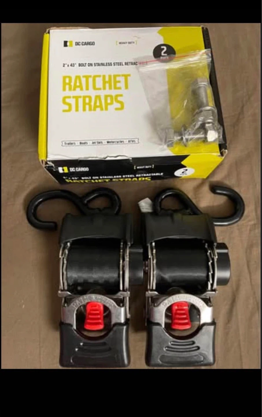 DC Cargo Ratchet Straps (2 Pack) - photo 5