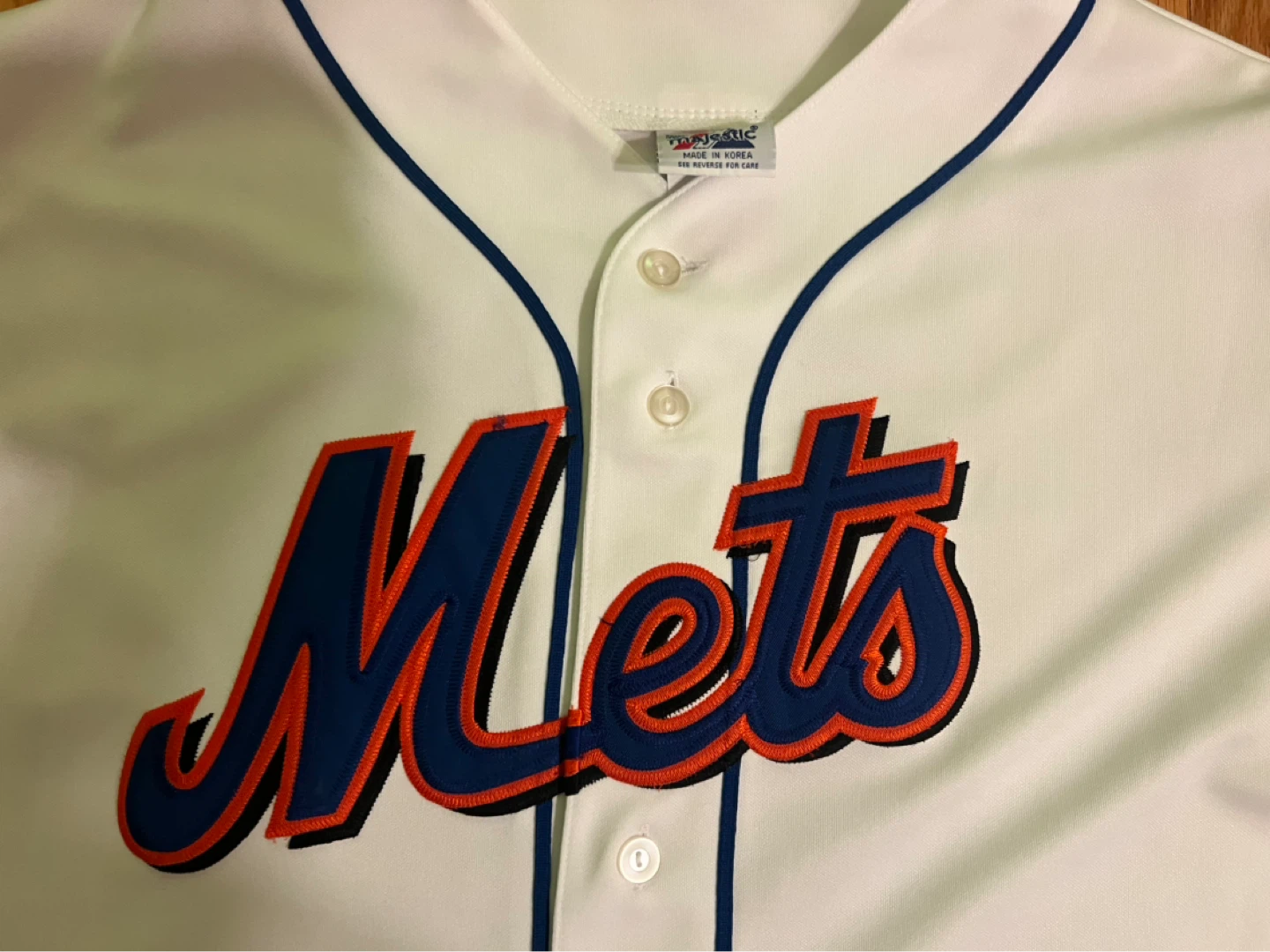Majestic New York Mets Baseball Jersey - photo 3