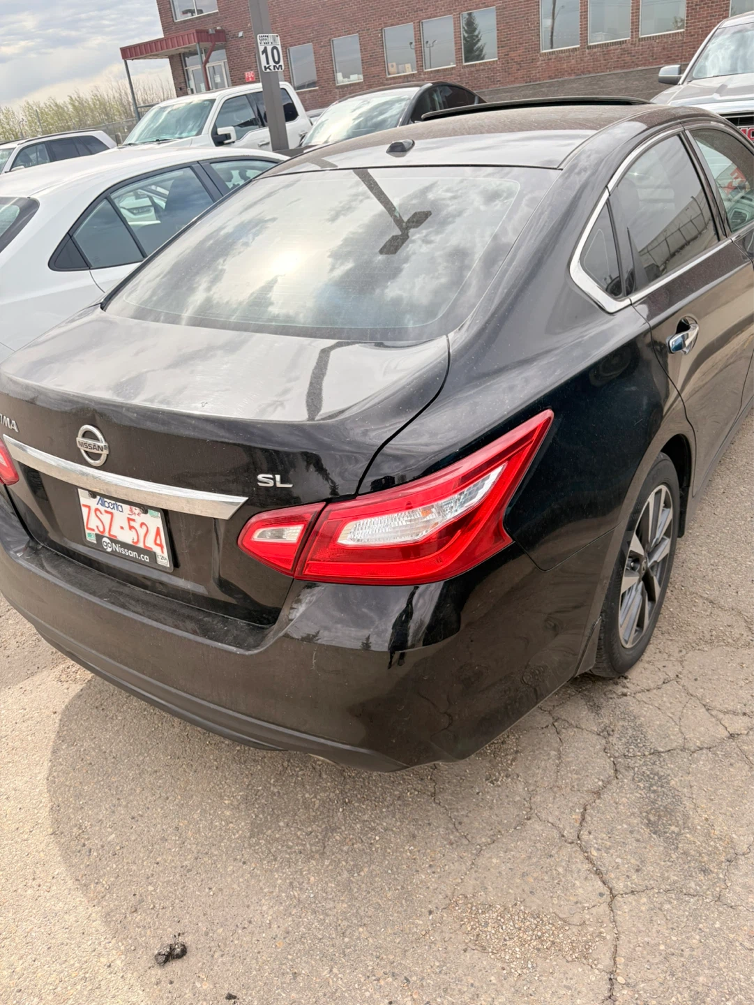 Black Nissan Altima SL Sedan
