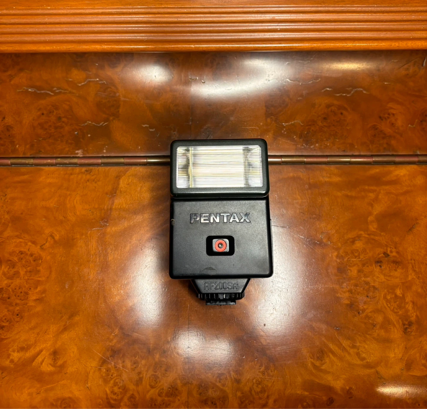 Vintage Pentax Program AF200SA Camera Flash with Case