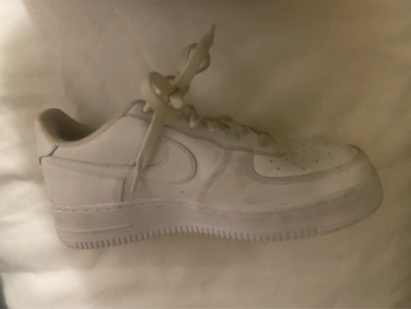 Nike Air Force 1 White Sneakers - photo 2