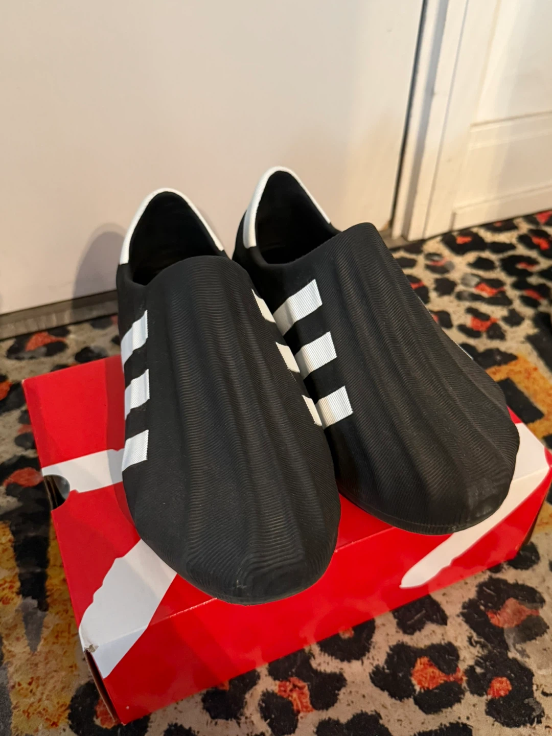 Adidas Adilette 22 Slides Black White