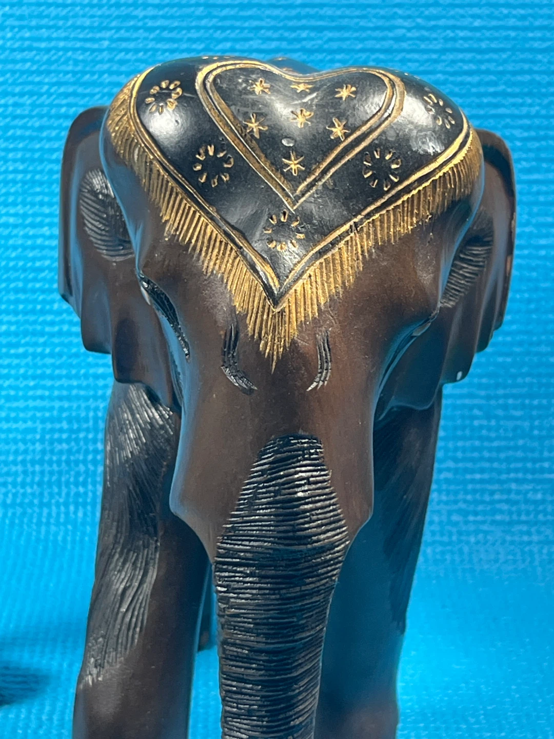 Hand-Carved Wooden Decor Set – Elephant, Buddha & Statue - photo 4