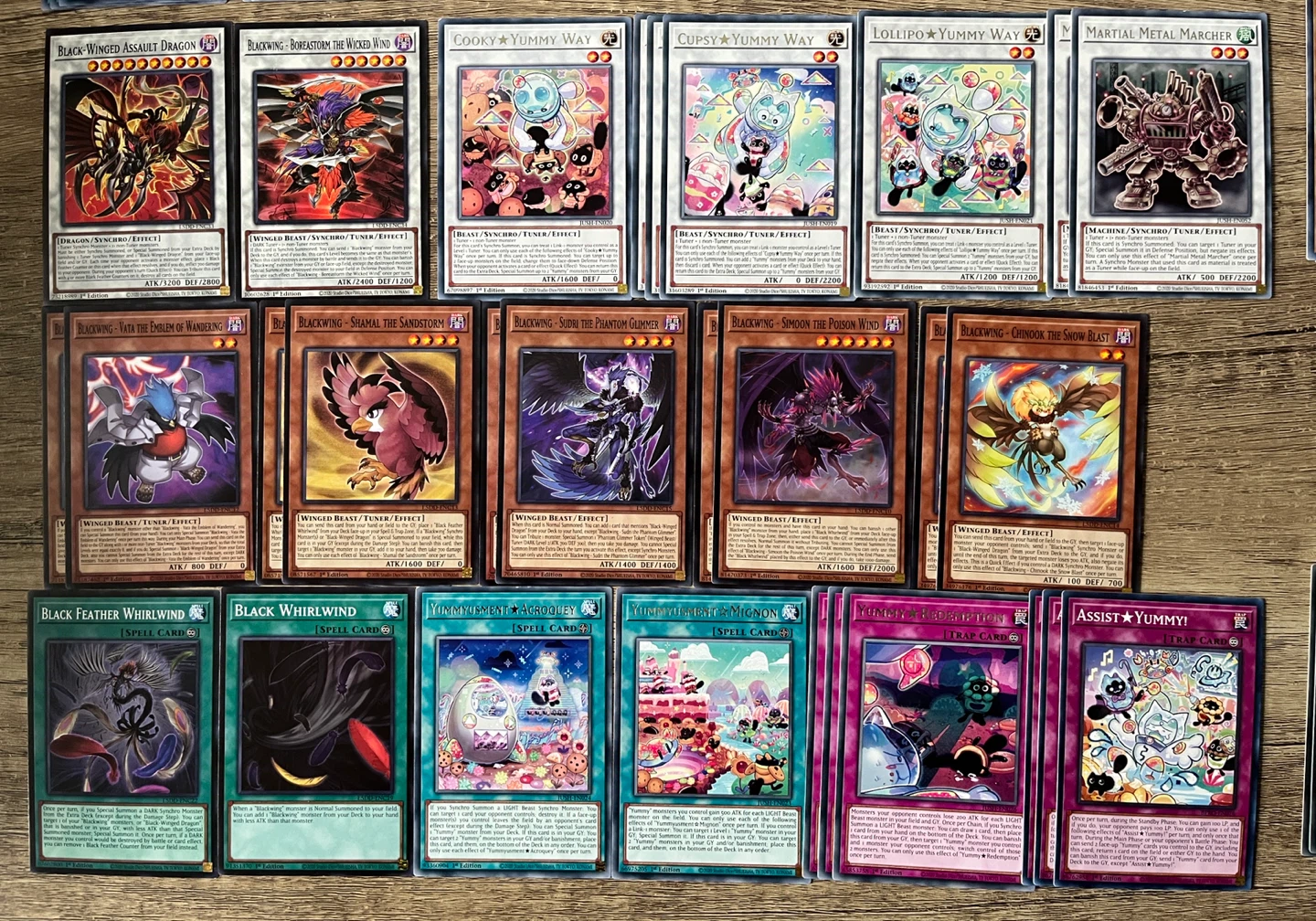 Yugioh - Yummy, Stardust/Synchron, Blackwing, Speedroid Cards - photo 4