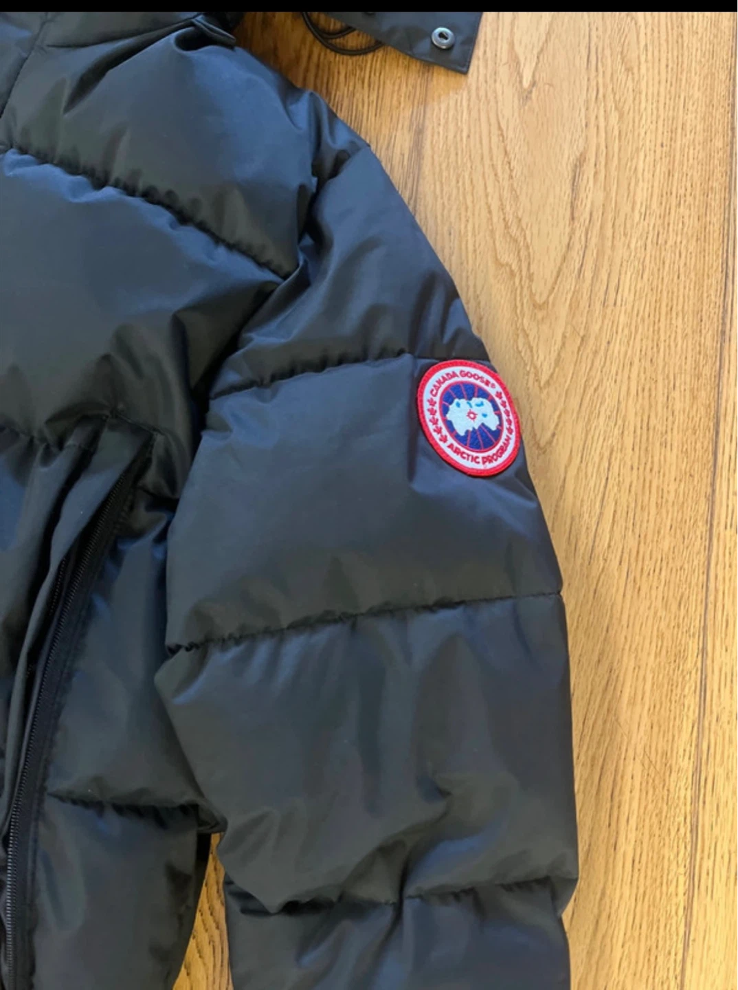 Canada Goose Black Puffer Jacket with Fur Hood - photo 4