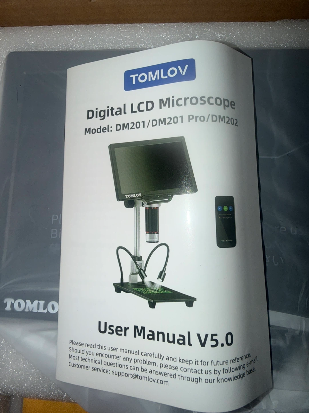 TOMLOV 10.1" Digital LCD Microscope DM202 - photo 2