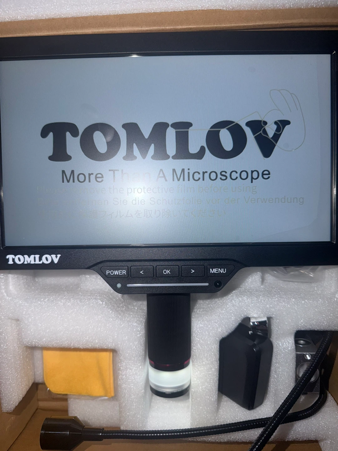 TOMLOV 10.1" Digital LCD Microscope DM202 - photo 4