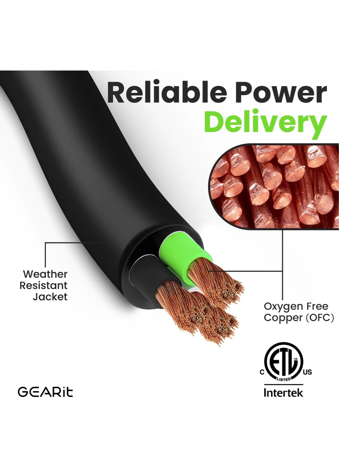 GEARit SOOW 16-3 AWG 100 FT Electrical Cable - photo 3