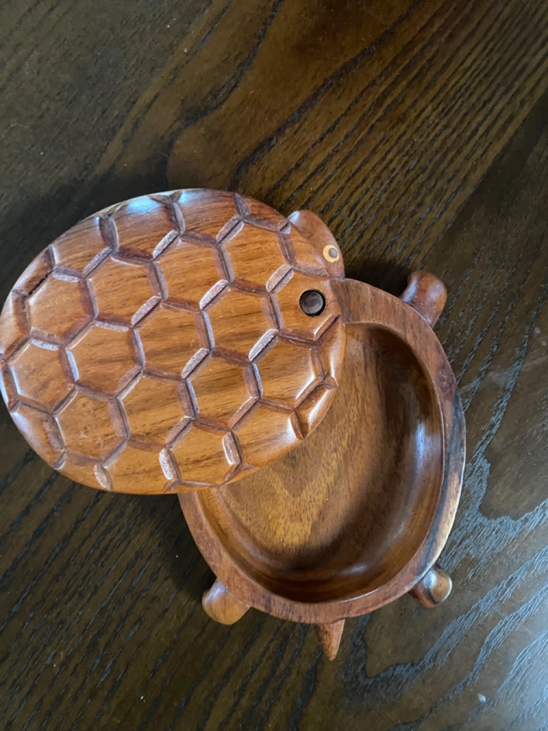 Wooden Turtle Trinket Box - photo 2