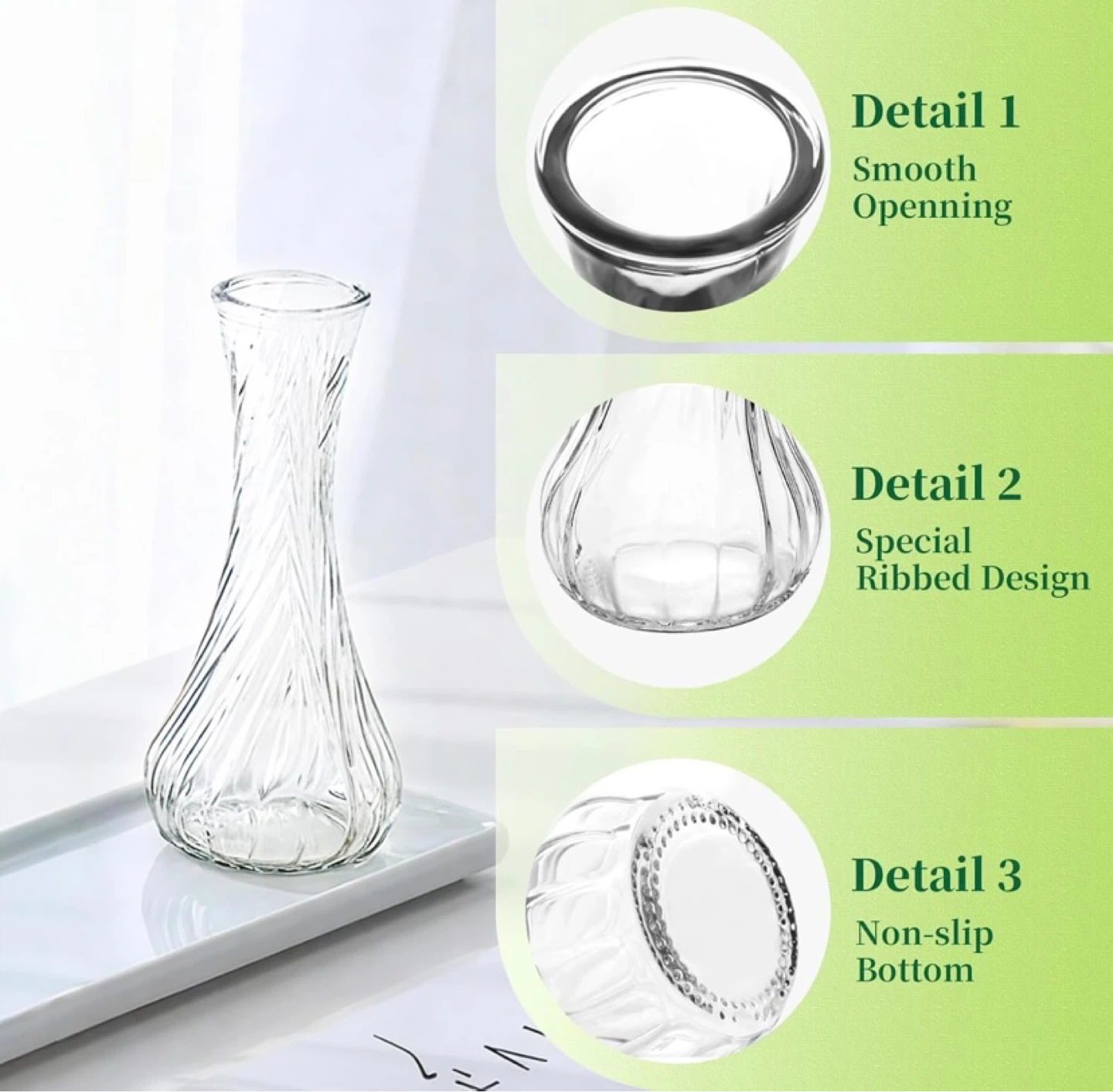 New Glass Bud Vase Set of 12 - Hewory - photo 5