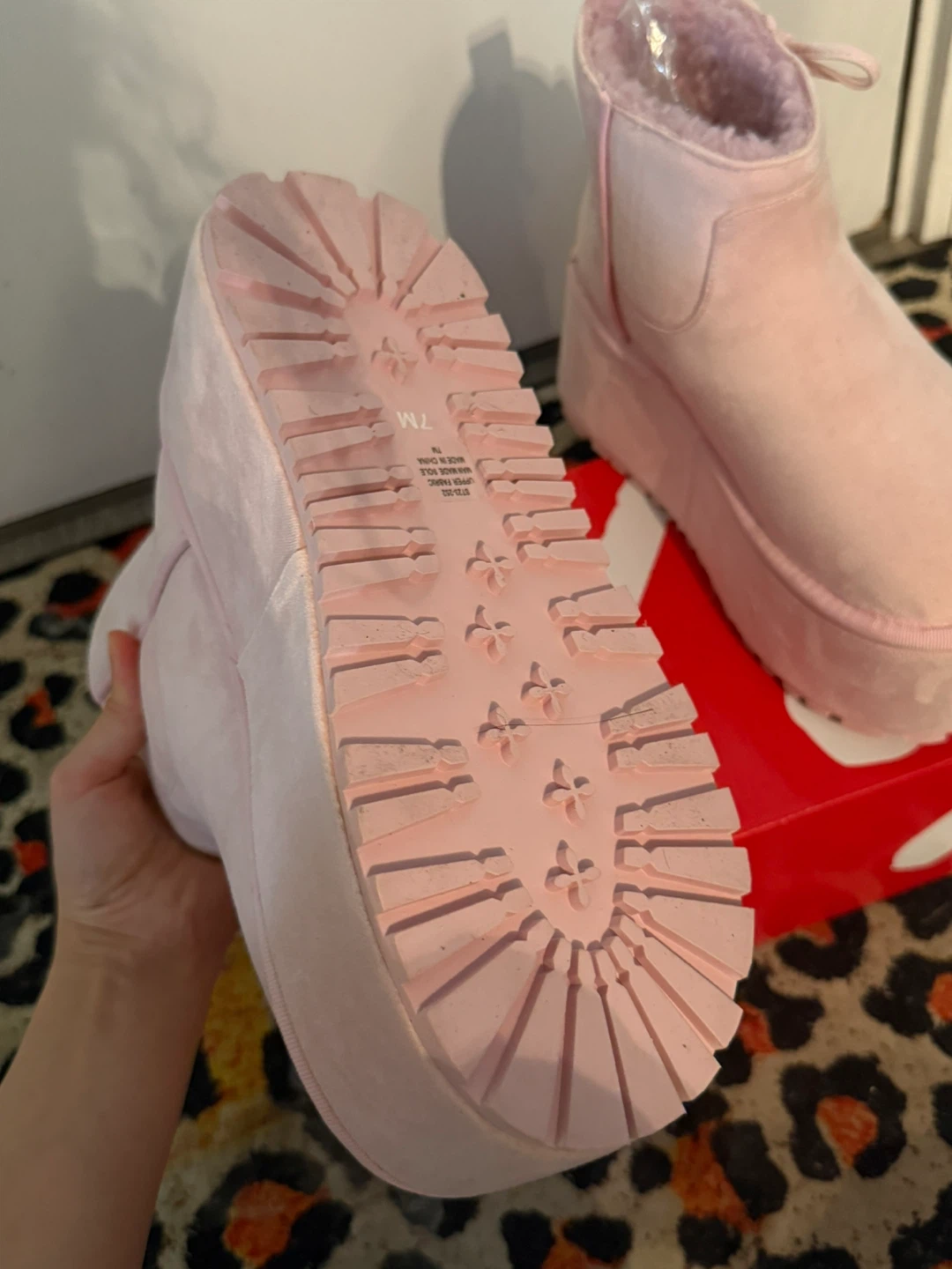 Pink Platform Boots - photo 4