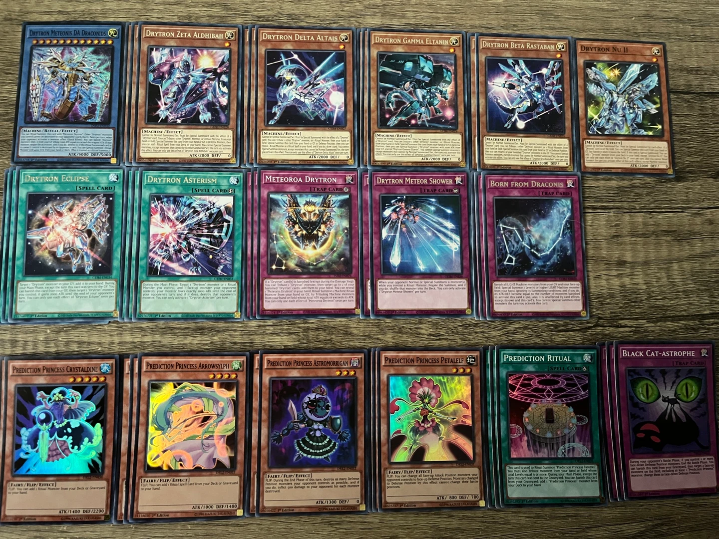 Yugioh - Drytron, Mitsurugi, Predicition Princess Cards - photo 3