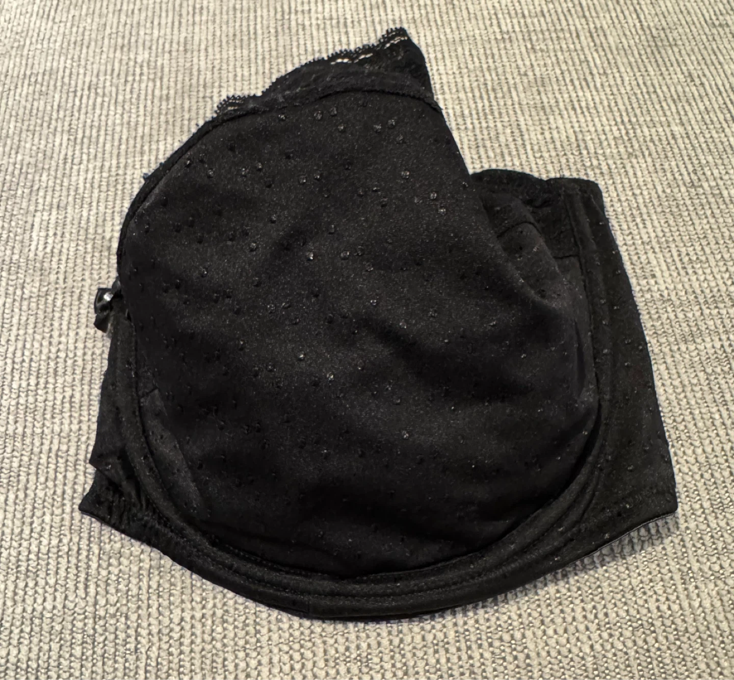 Bra black under wire
