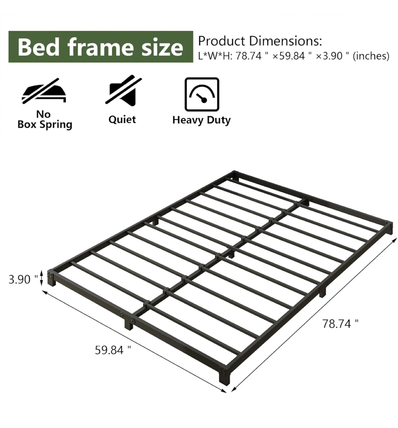 Queen Size Bed Frame - photo 2