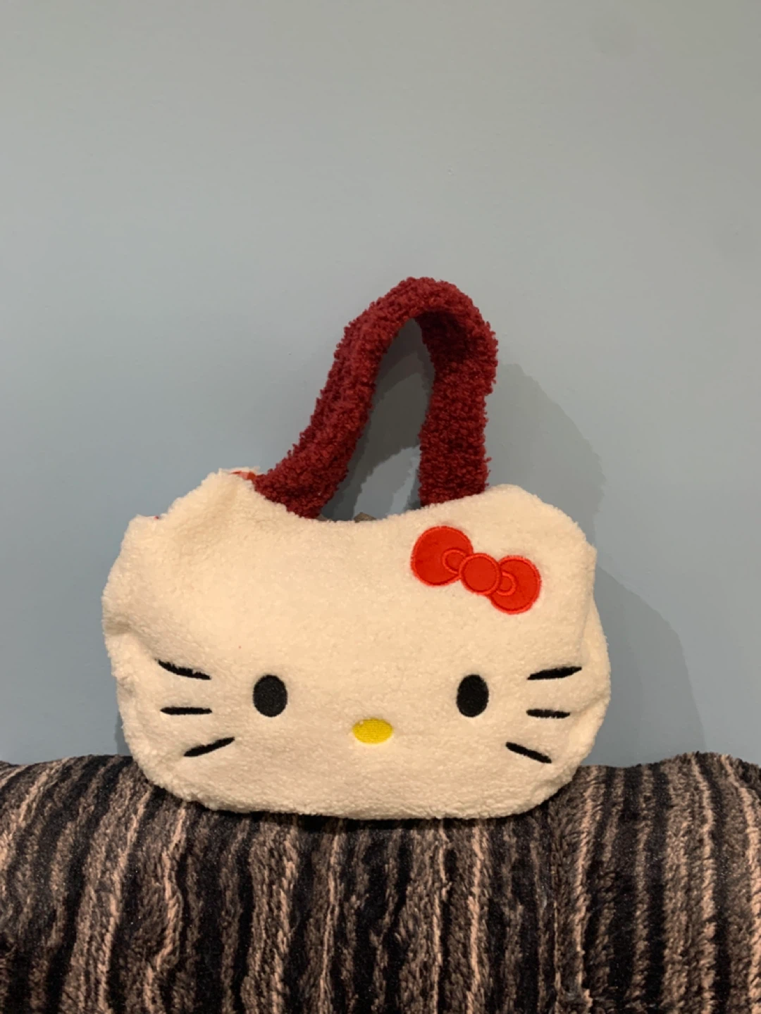 Hello Kitty Fuzzy Tote Bag with Mini Spray Bottle - photo 2