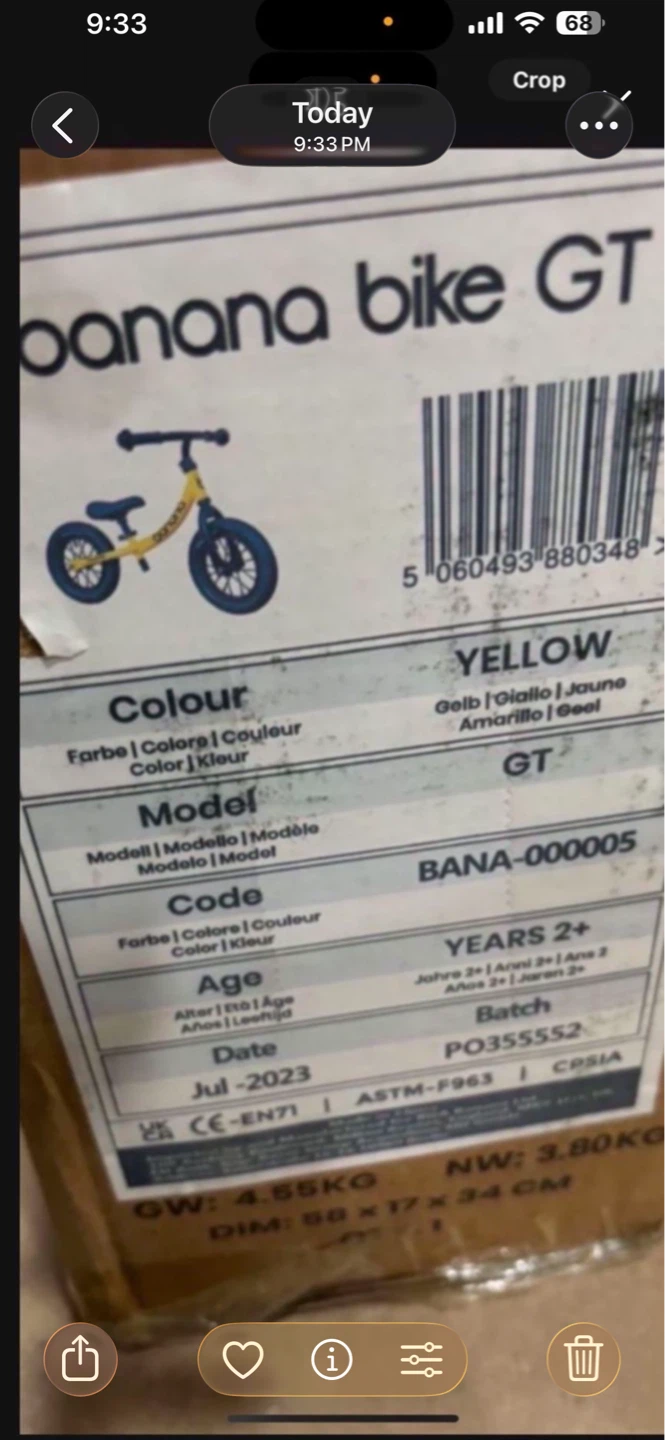 Kids balance bike - photo 5
