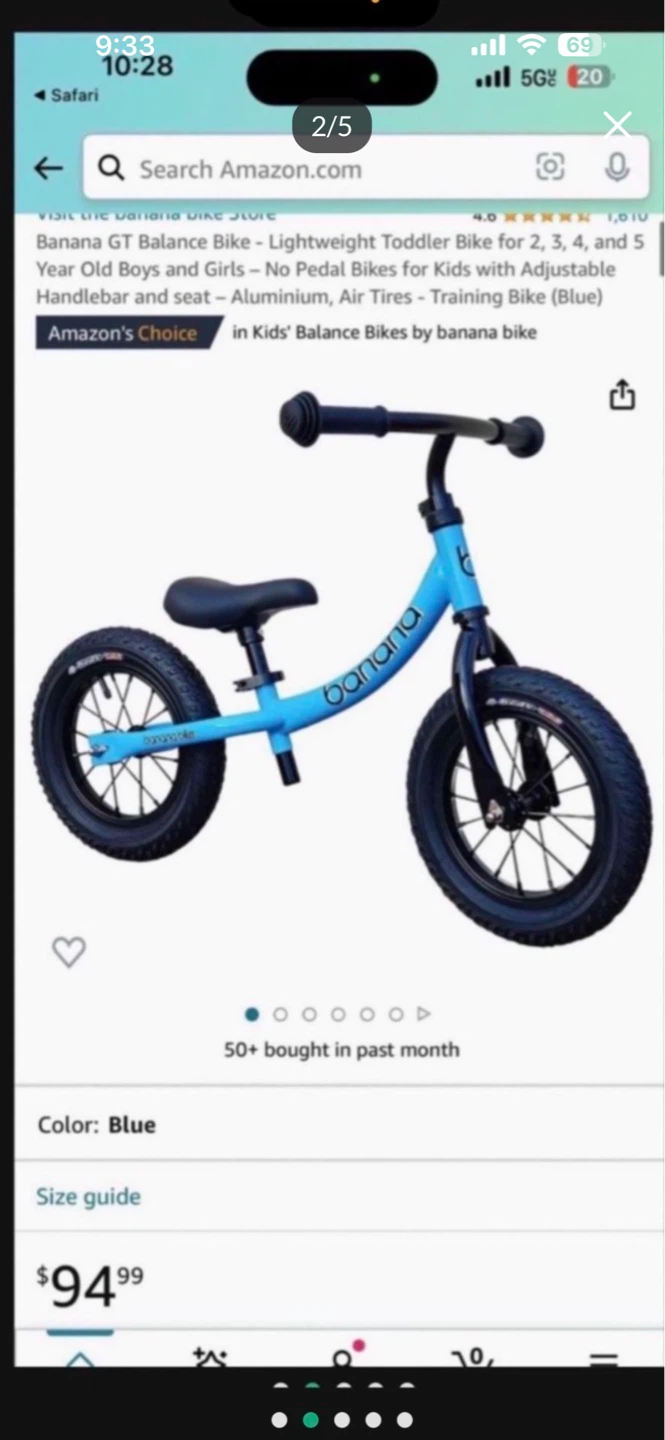 Kids balance bike - photo 2