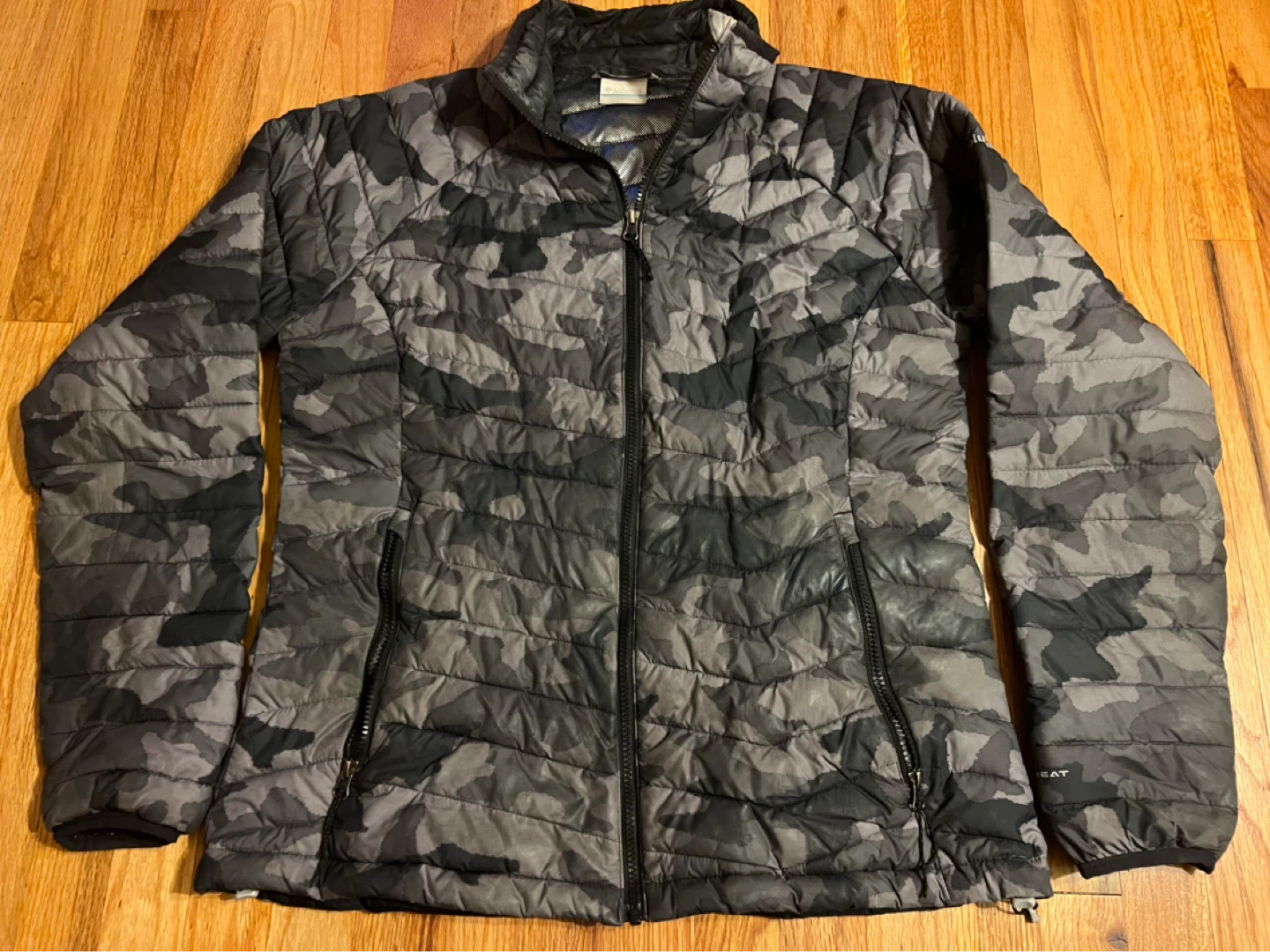 Columbia Omni-Heat Camo Puffer Jacket XL