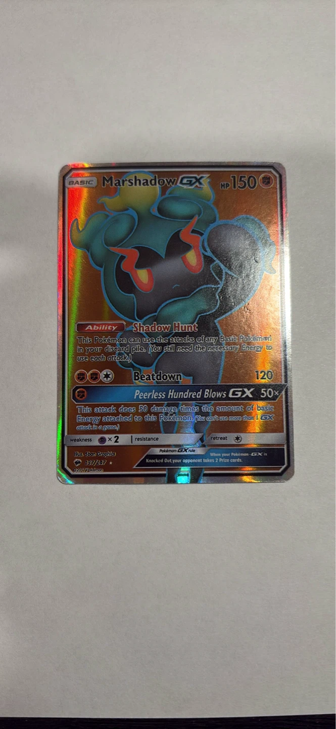 Pokemon Marshadow GX Trading Card - photo 2