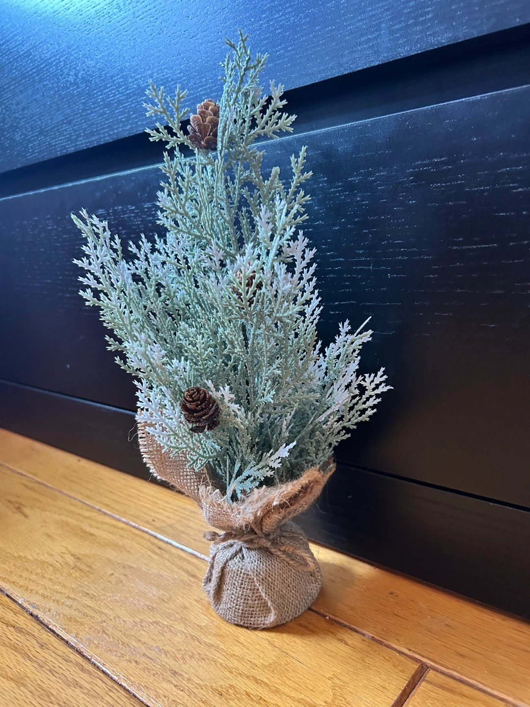 Artificial Christmas Tree with Pinecones