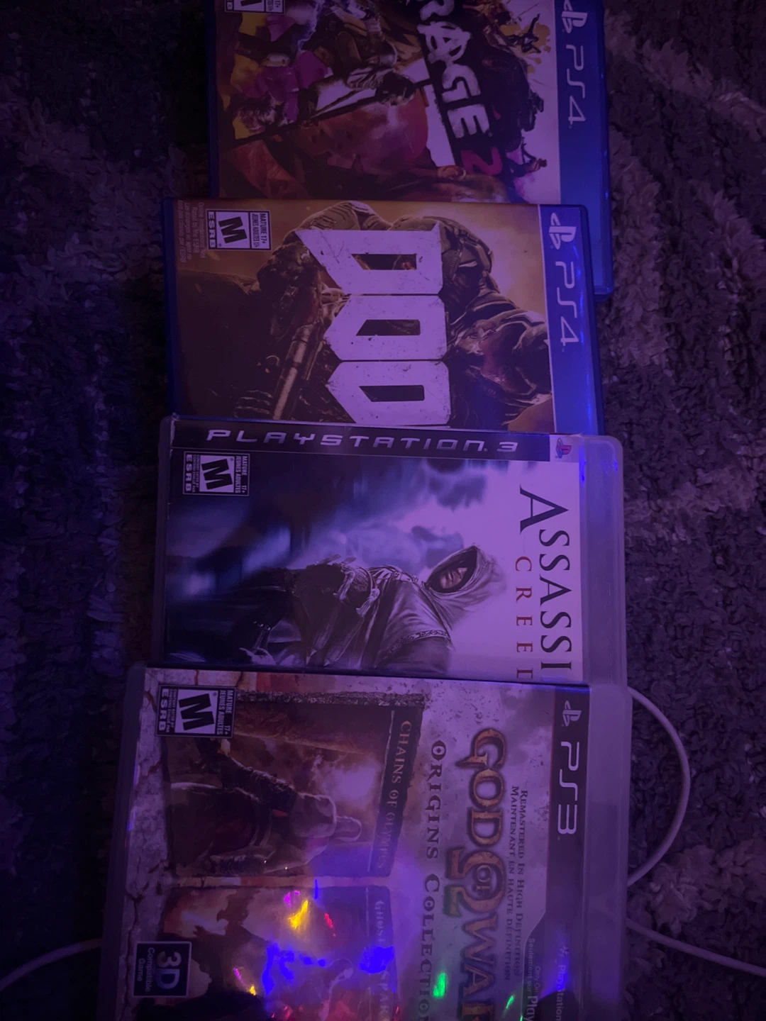 PS3 and ps4 with games no ps3 controller tho comes with cords - photo 2