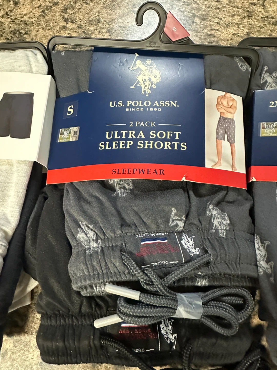2 Pack U.S. Polo Assn. Ultra Soft Sleep Shorts - photo 3