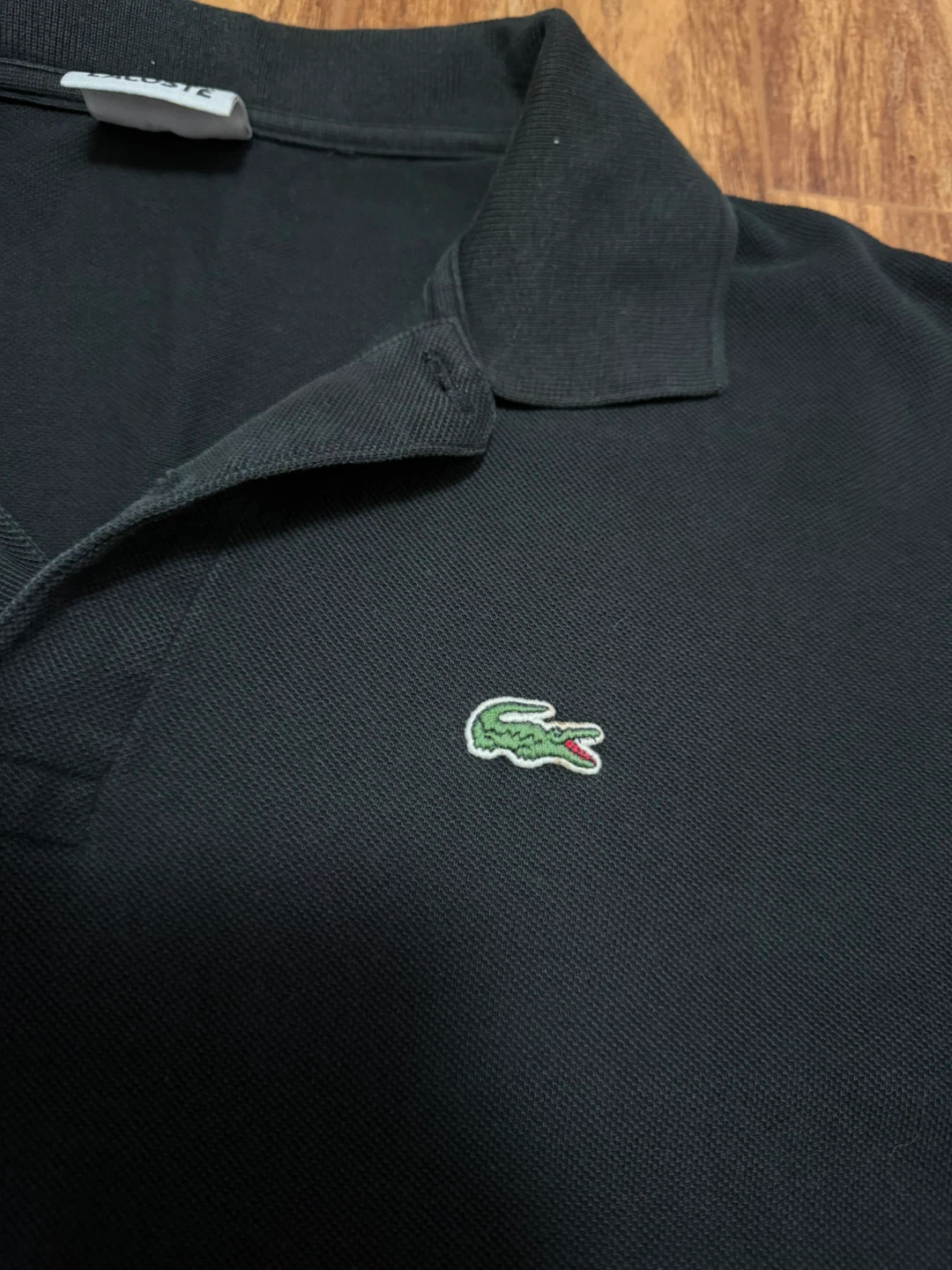 Lacoste Black Polo Shirt - Size 6 - photo 2