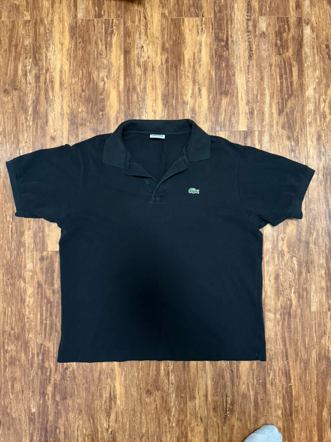 Lacoste Black Polo Shirt - Size 6