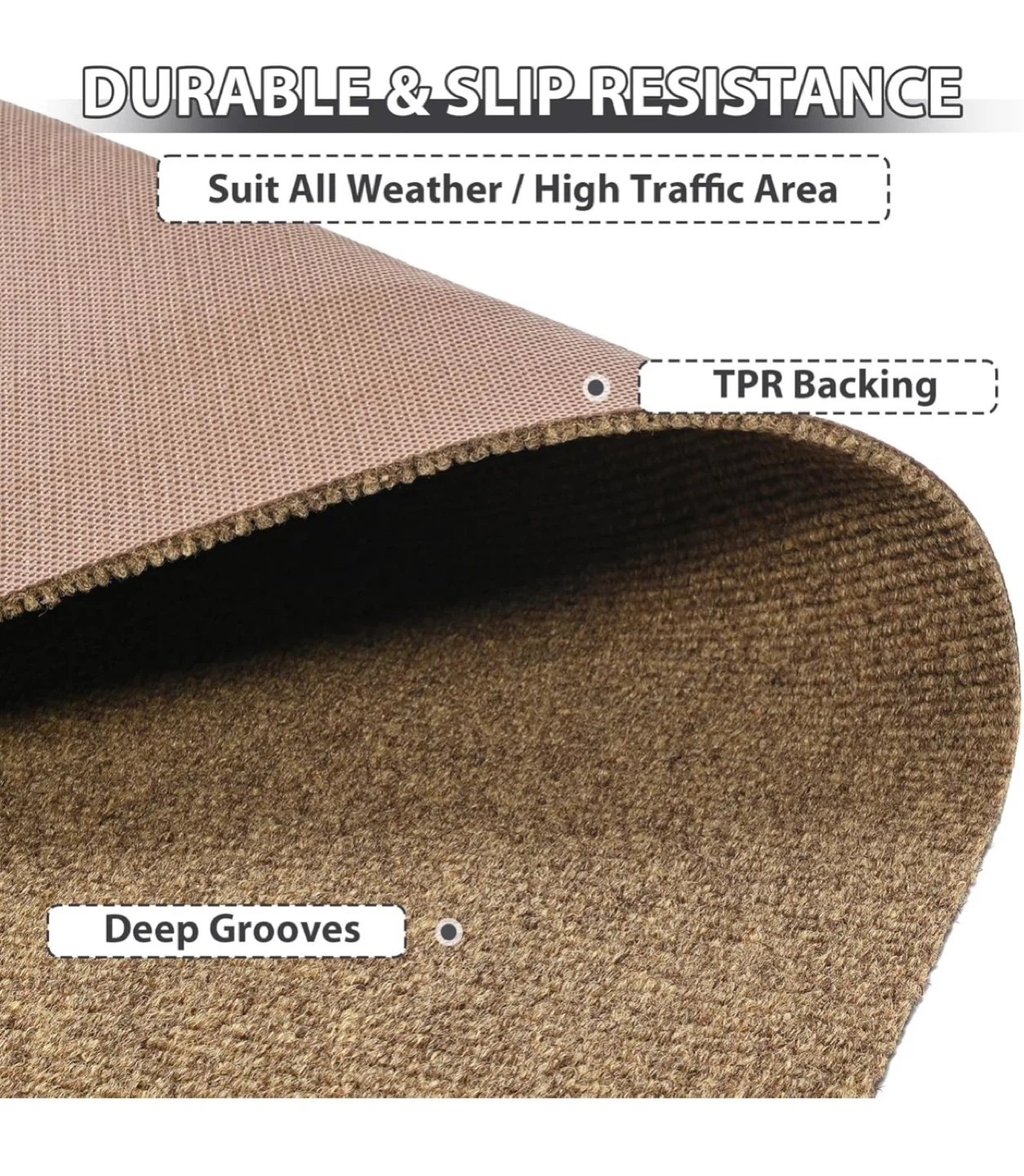 Brown Carpet Runner - 16ft x 3ft - photo 3