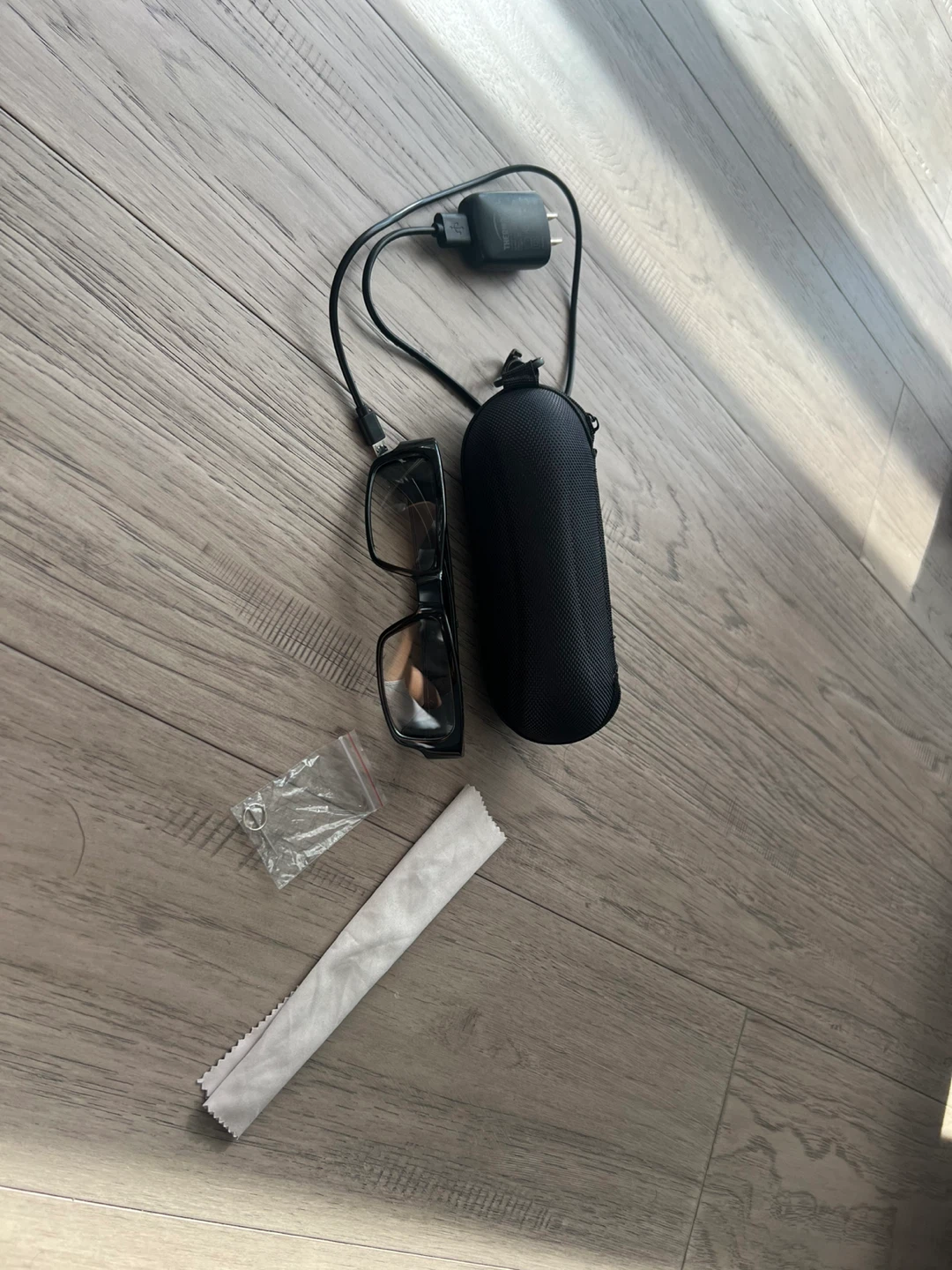 Black Smart Glasses with Charging Case (Recording) - photo 4