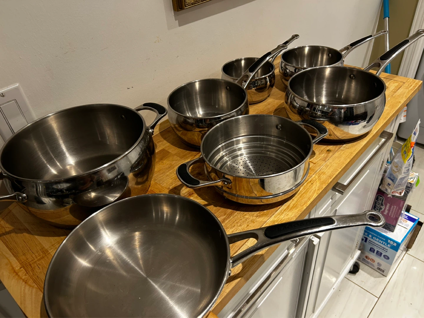 Lagostina Stainless Steel Cookware Set with Lids - photo 2