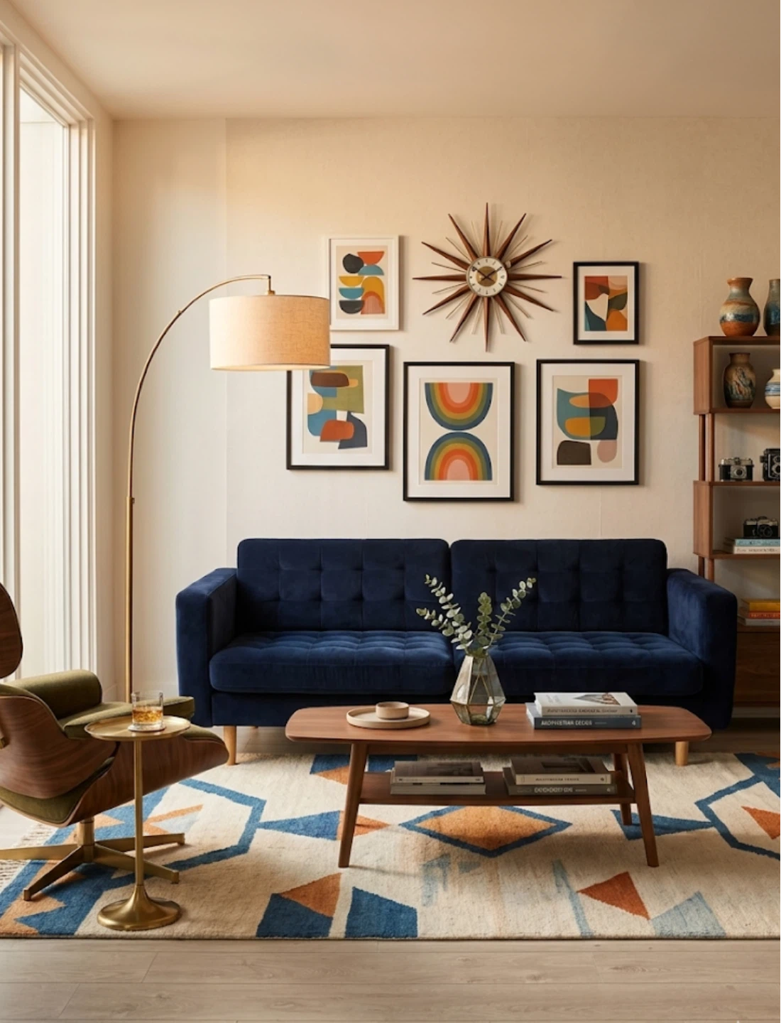 Mid-Century Modern Style Sofa