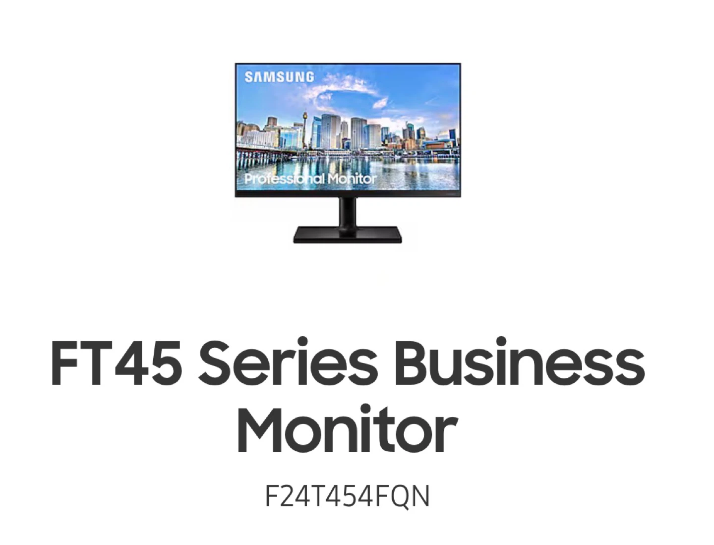 Samsung FT45 Series Business Monitor F24T454FQN - photo 2