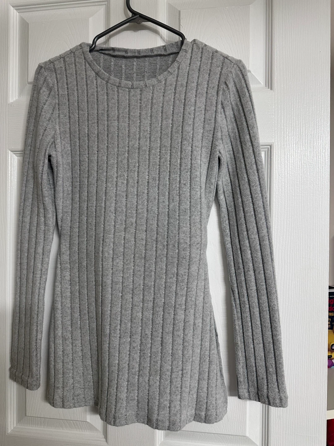 SHEIN Ribbed Long Sleeve Top