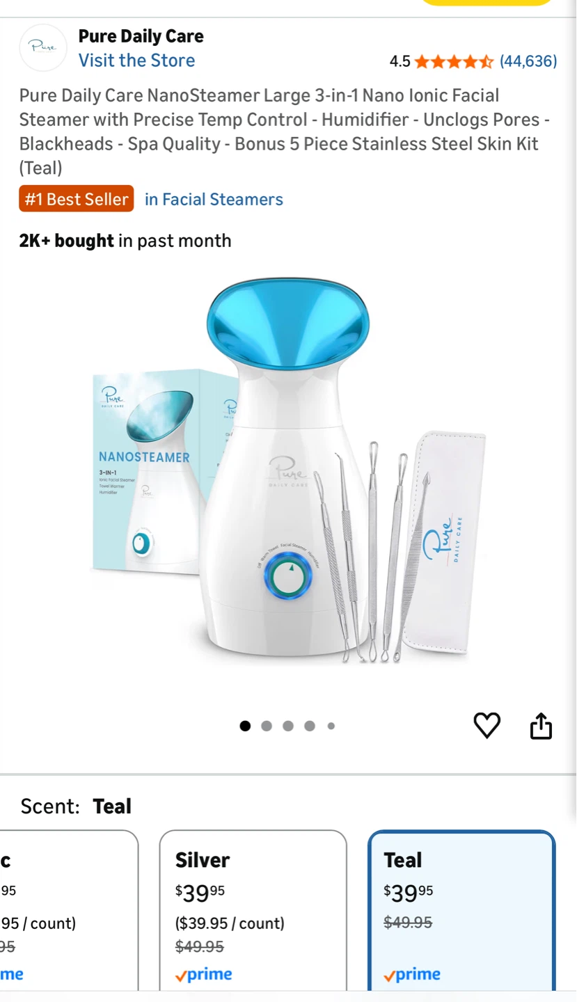 Pure Daily Care NanoSteamer Large 3-in-1 Facial Steamer - photo 2