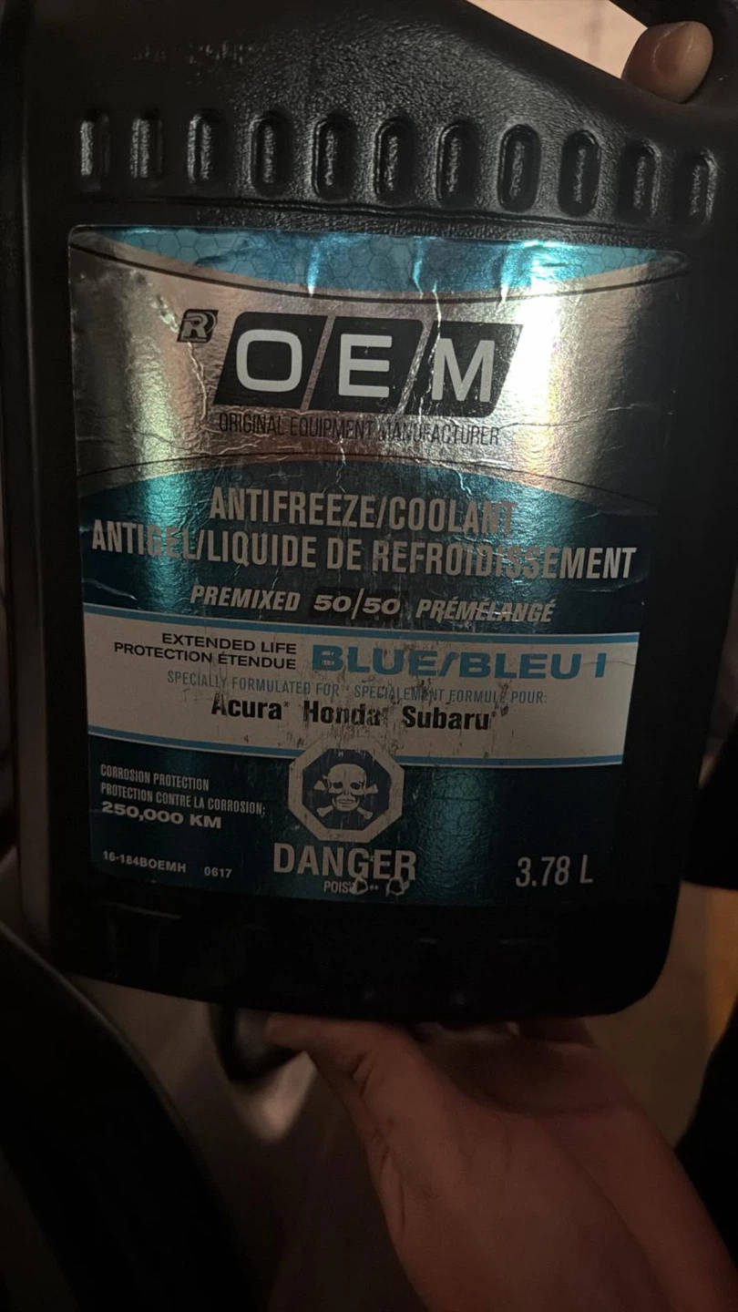 OEM Extended Life Antifreeze/Coolant Blue 50/50 3.78 L