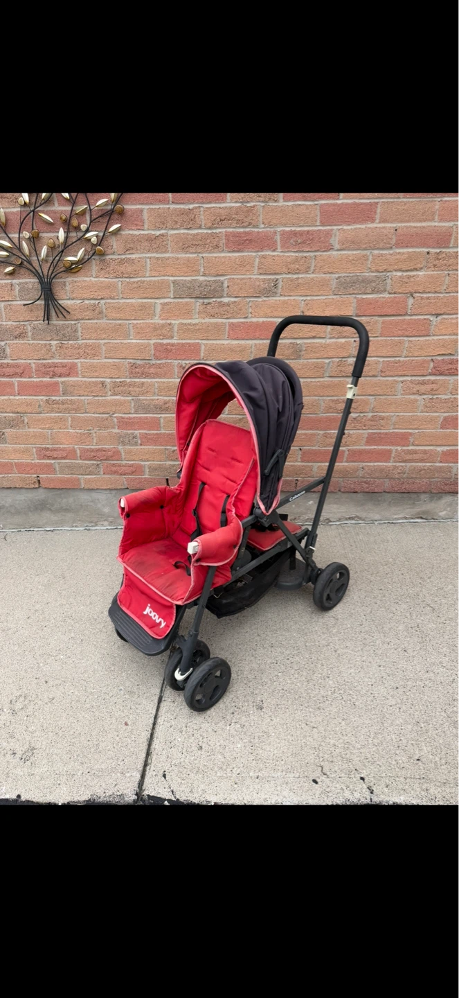 Joovy Double Stroller with Stand Option