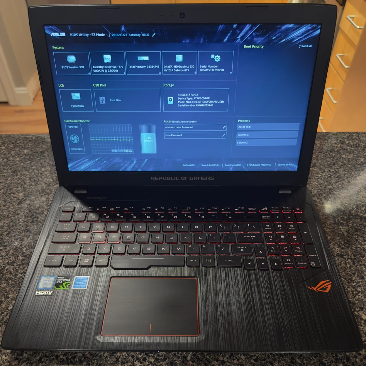 Asus ROG Strix Gaming Laptop