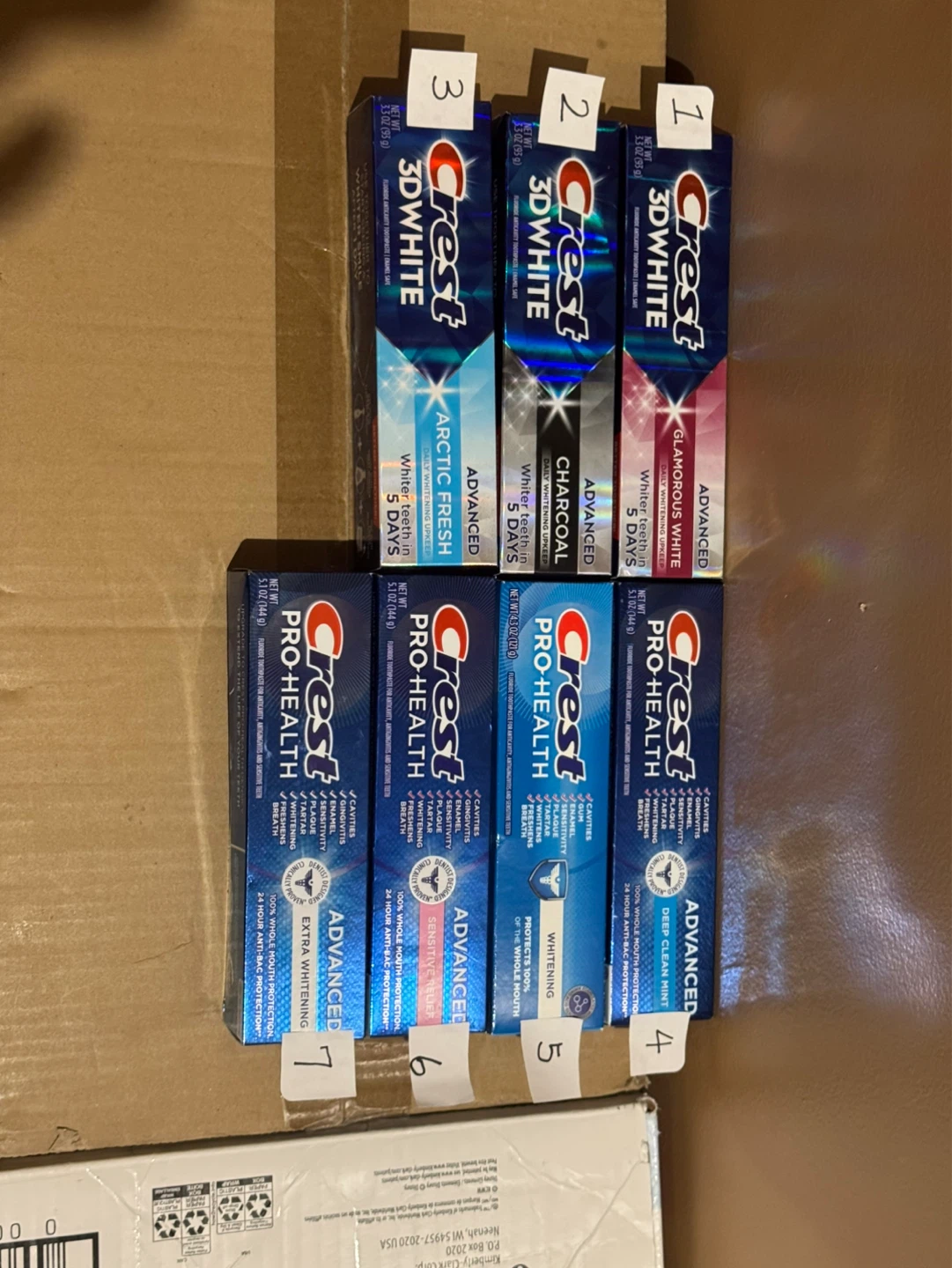 Crest 3D & Crest Pro-Health Toothpaste