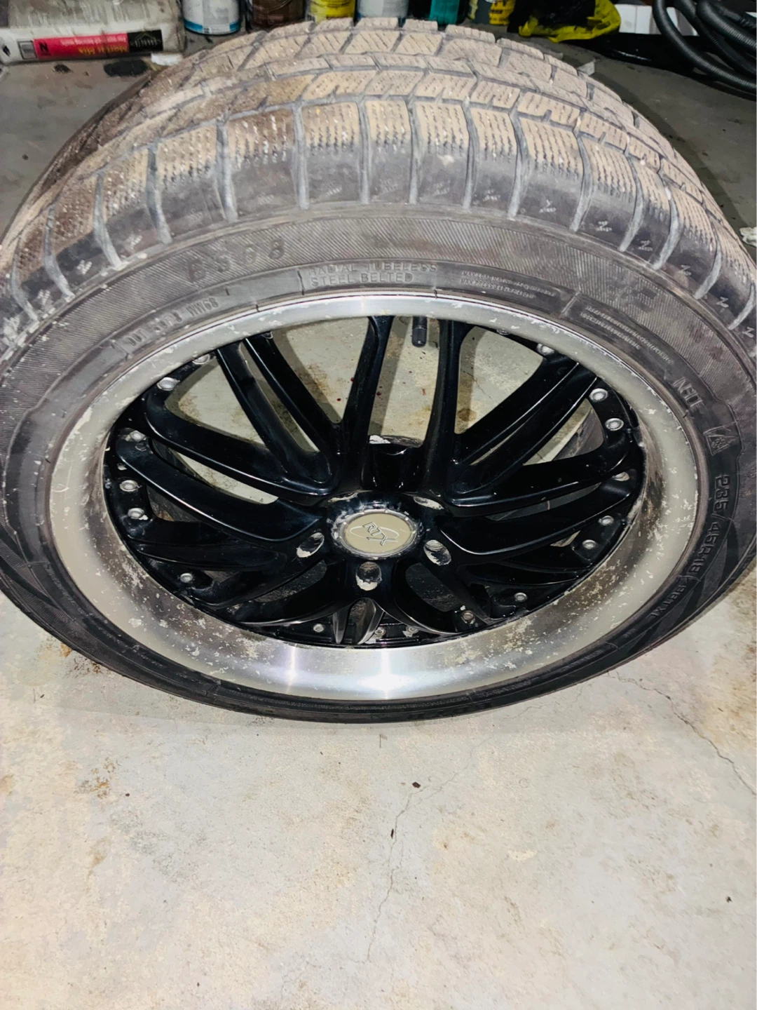 Black Rims with Winter Tires - photo 2