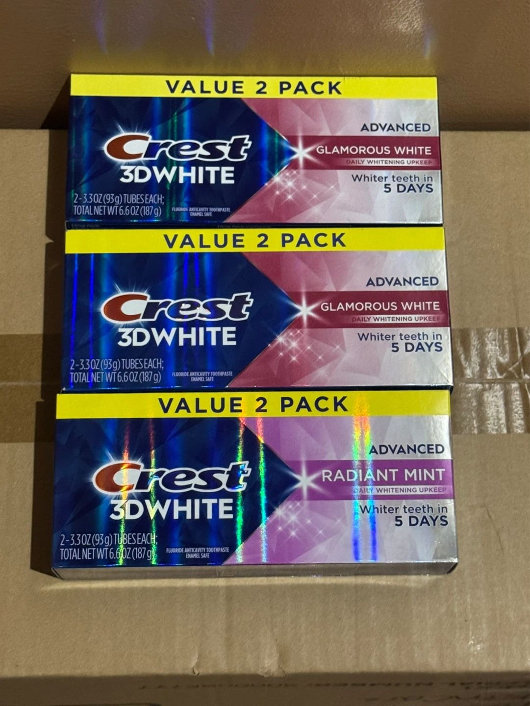 Crest 3D White Toothpaste - Value 2 Packs - photo 2