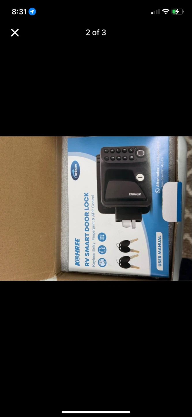 Kohree RV Smart Door Lock - photo 2