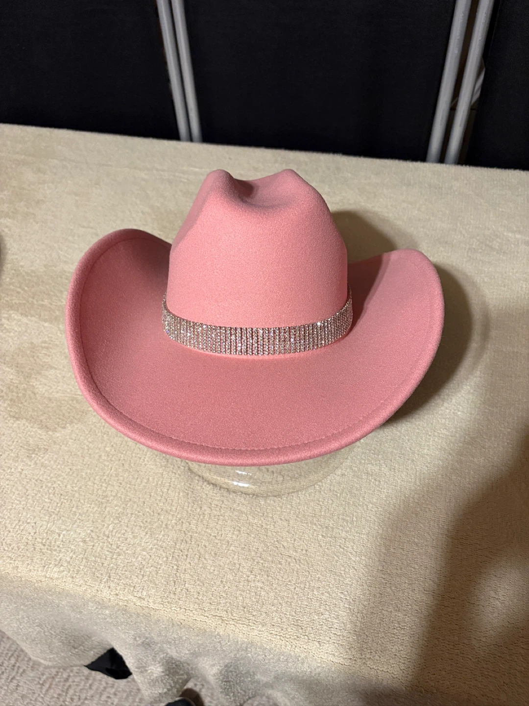 C.C. Beanie New York Pink Sparkly Cowboy Hat NEW with tags - Pic - photo 3