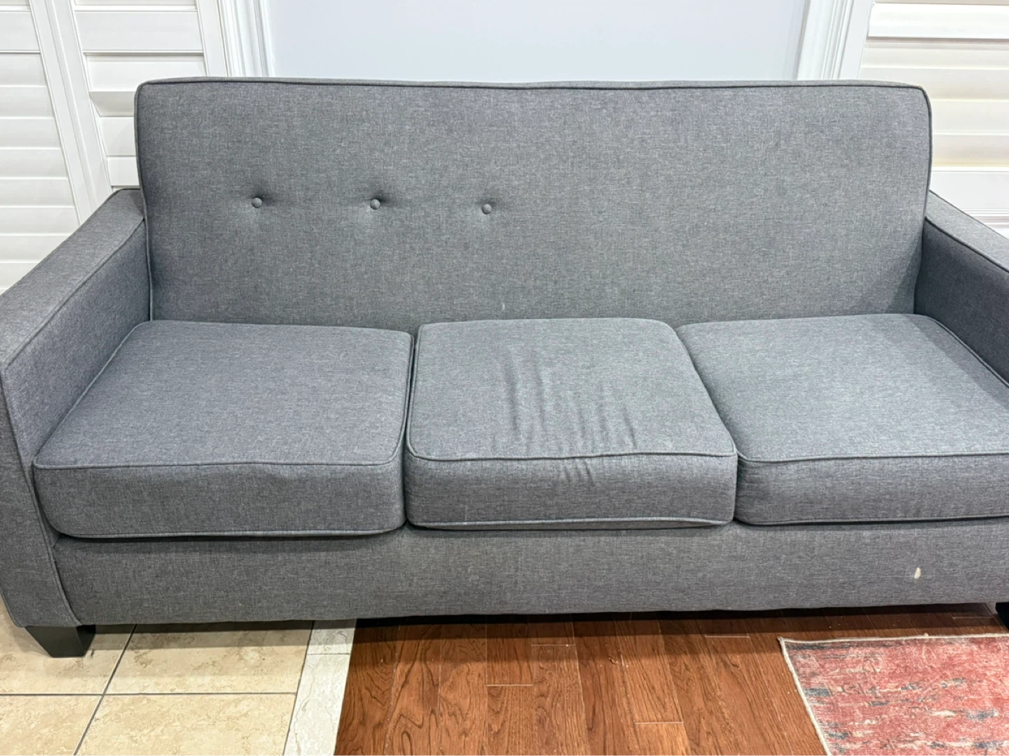 Grey 3-Seater Sofa