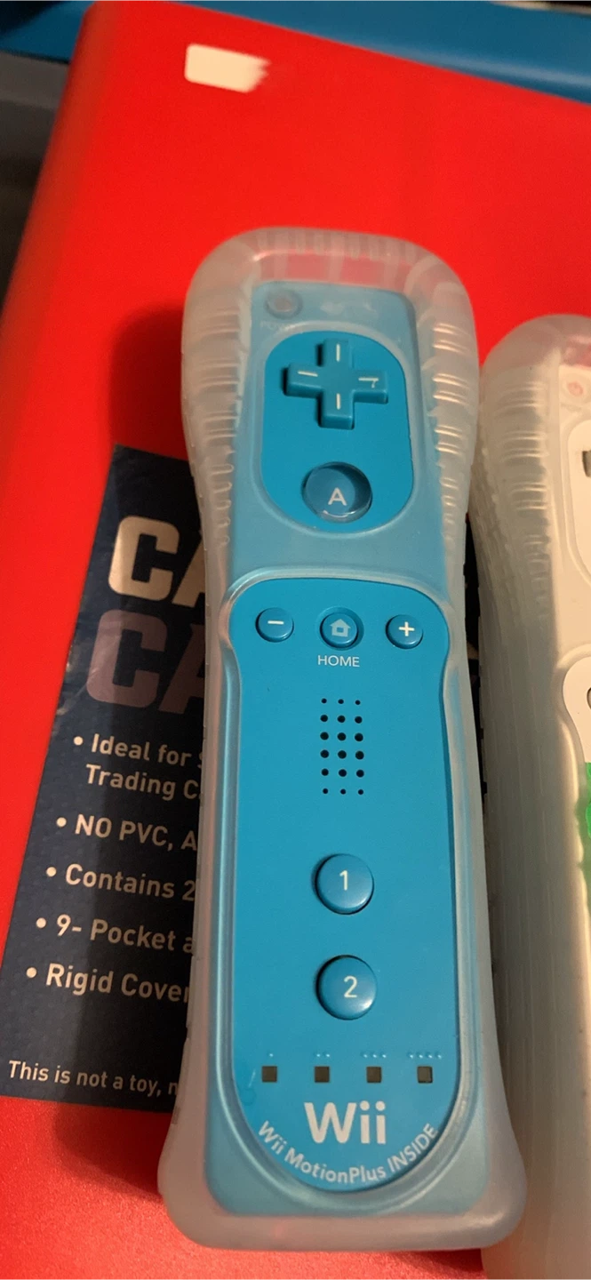 Nintendo Wii MotionPlus Remote Controllers (Blue, White, Black) - photo 2