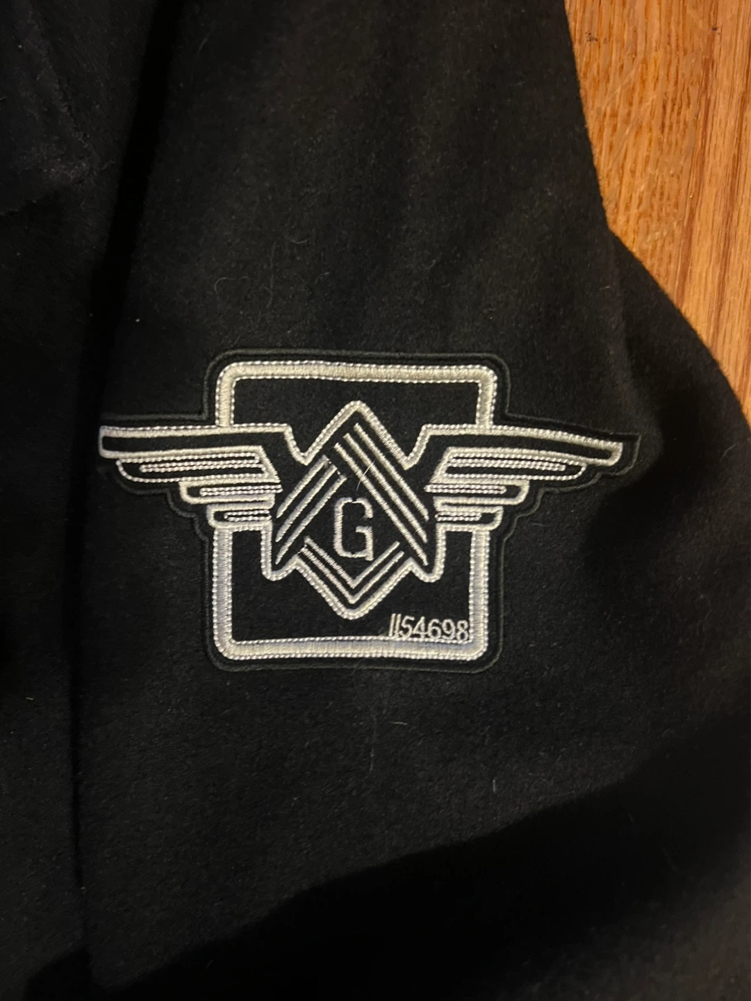 Guess Black Double-Breasted Peacoat Jacket L/G - photo 4