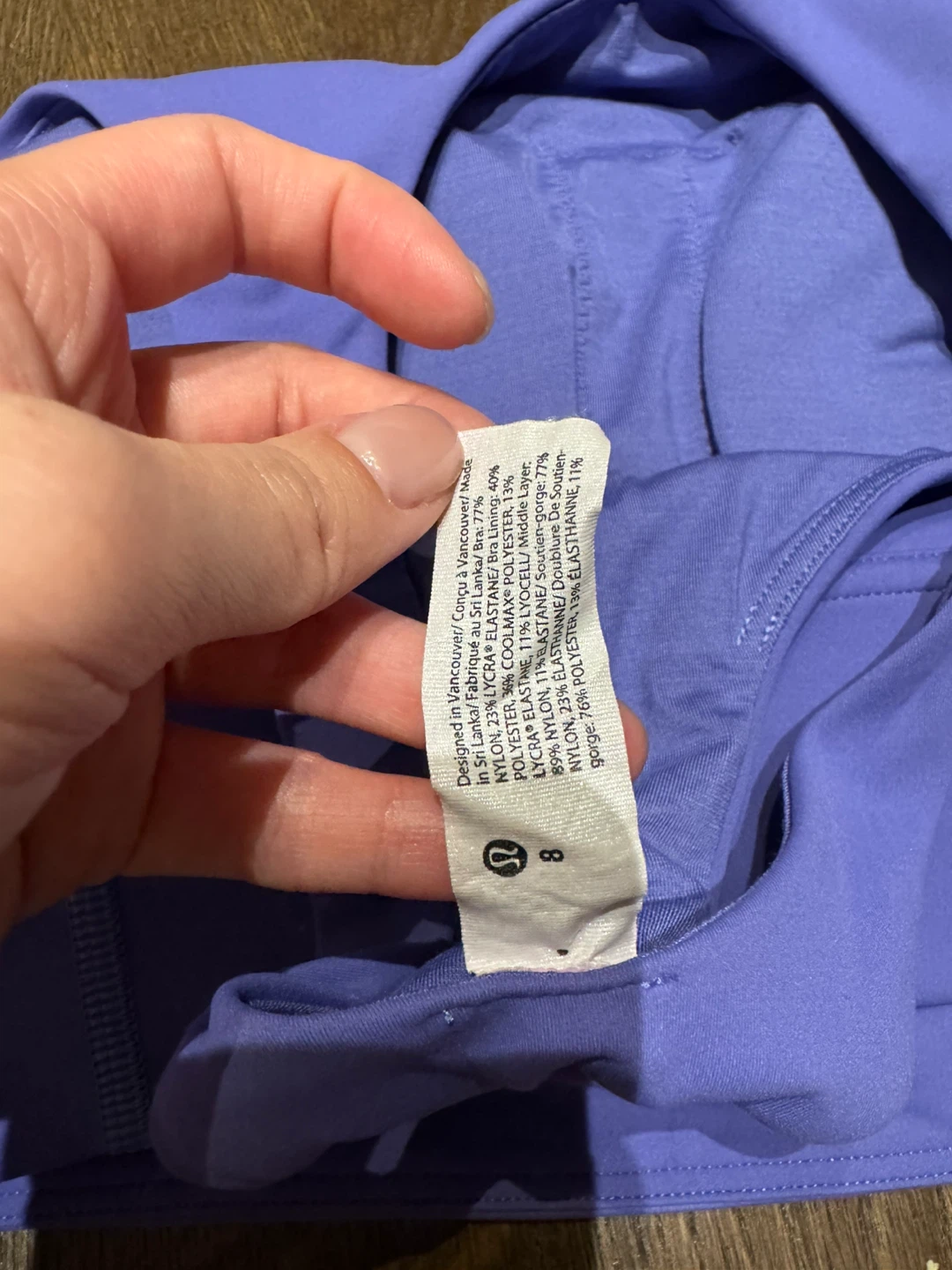 (Size 8) Lululemon Wunder Train Longline Bra *Medium Support - photo 5