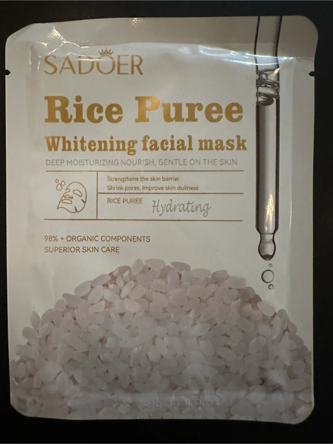 Rice Puree Face Mask