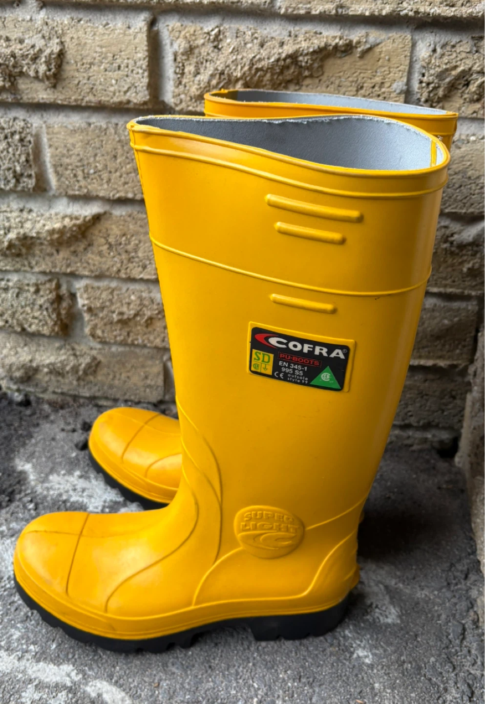 Cofra Yellow Rubber Safety Boots - photo 4