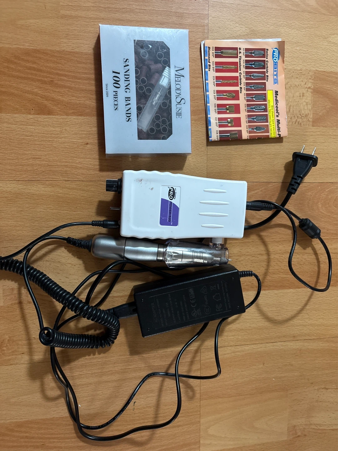 MelodySusie Pro Power 520 Electric Nail File with Sanding Bands